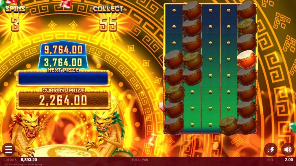 12 Fortune Dragons Drum Frenzy™ screenshot 4